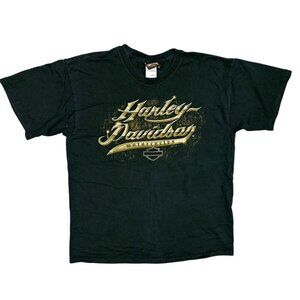 Vintage Harley Davidson Motorcycles TShirt Chilliwack BC Canada Black Large